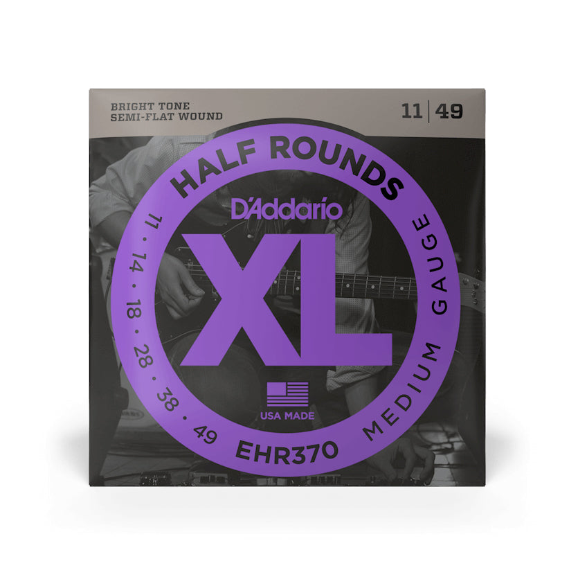 Daddario EHR370 HALF ROUND Medium Electric Guitar Strings