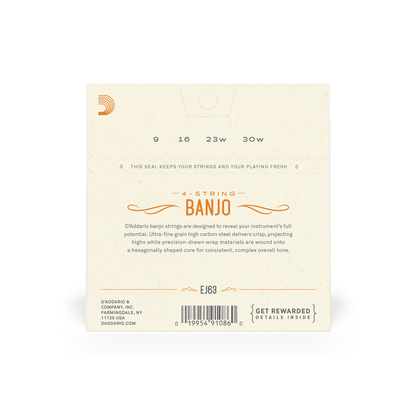 Daddario EJ63, Tenor Banjo Strings