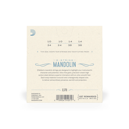 Daddario EJ73, light Mandolin Strings