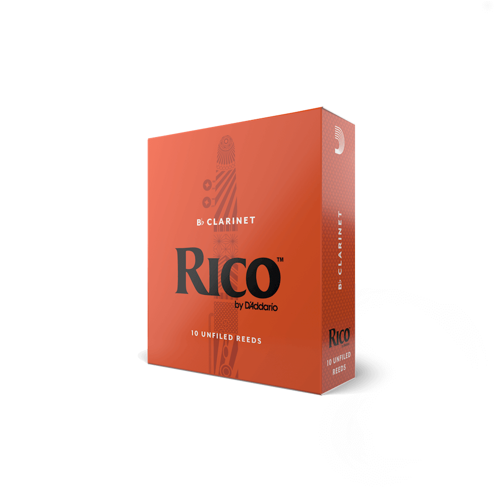 RICO BY D'ADDARIO Bb CLARINET REEDS Strength 1.5, 10-Pack