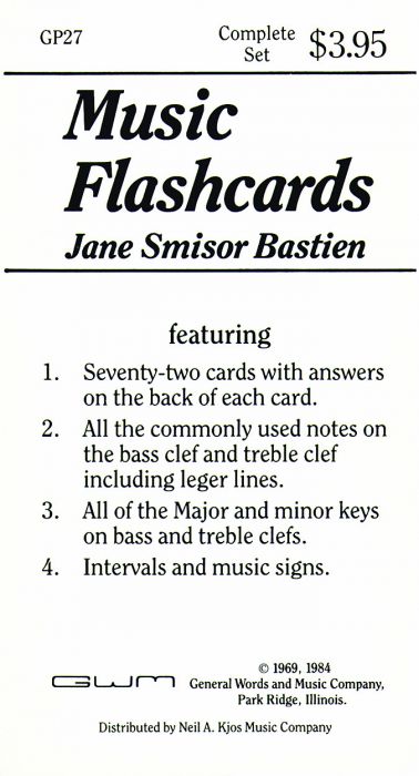 Music Flashcards - Bastien