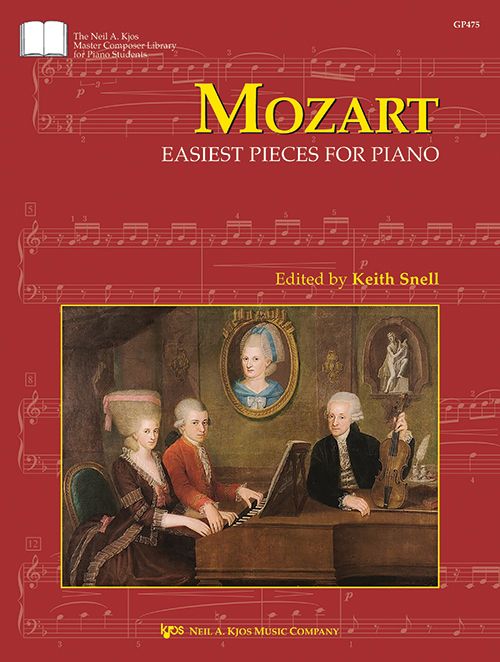 Mozart: Easiest Pieces for Piano - Snell