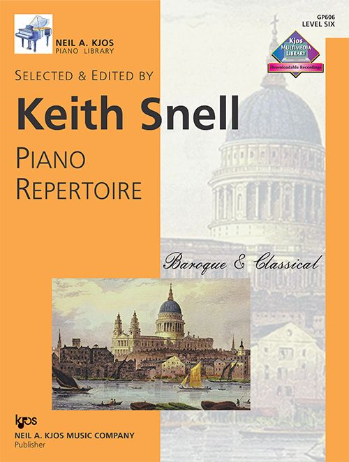 Piano Repertoire: Baroque/Classical - Level 6