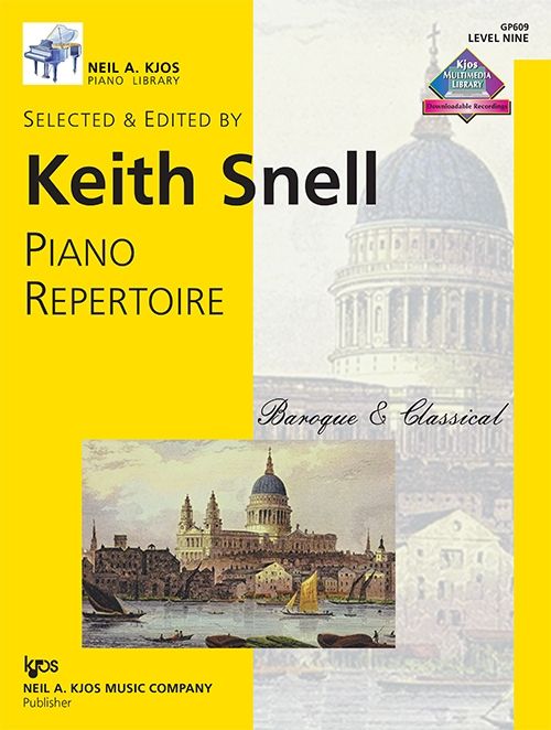 Piano Repertoire: Baroque/Classical - Level 9