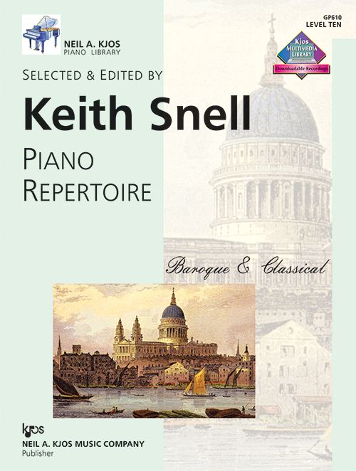 Piano Repertoire: Baroque/Classical - Level 10