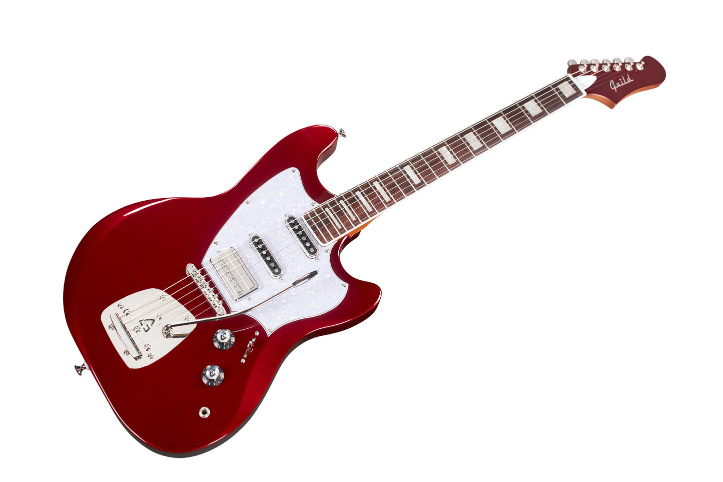 Guild Surfliner Deluxe Scarlett Red Metallic Electric Guitar