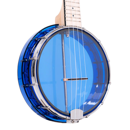 Gold Tone Little Gem, See-Through Banjo-Uke, Sapphire