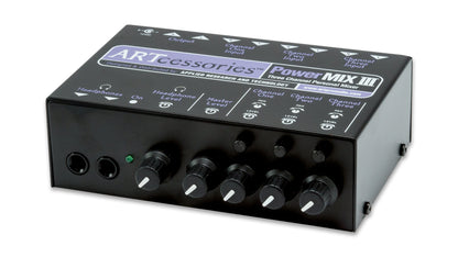 ART POWERMIX III 3-Channel Stereo Mini Mixer