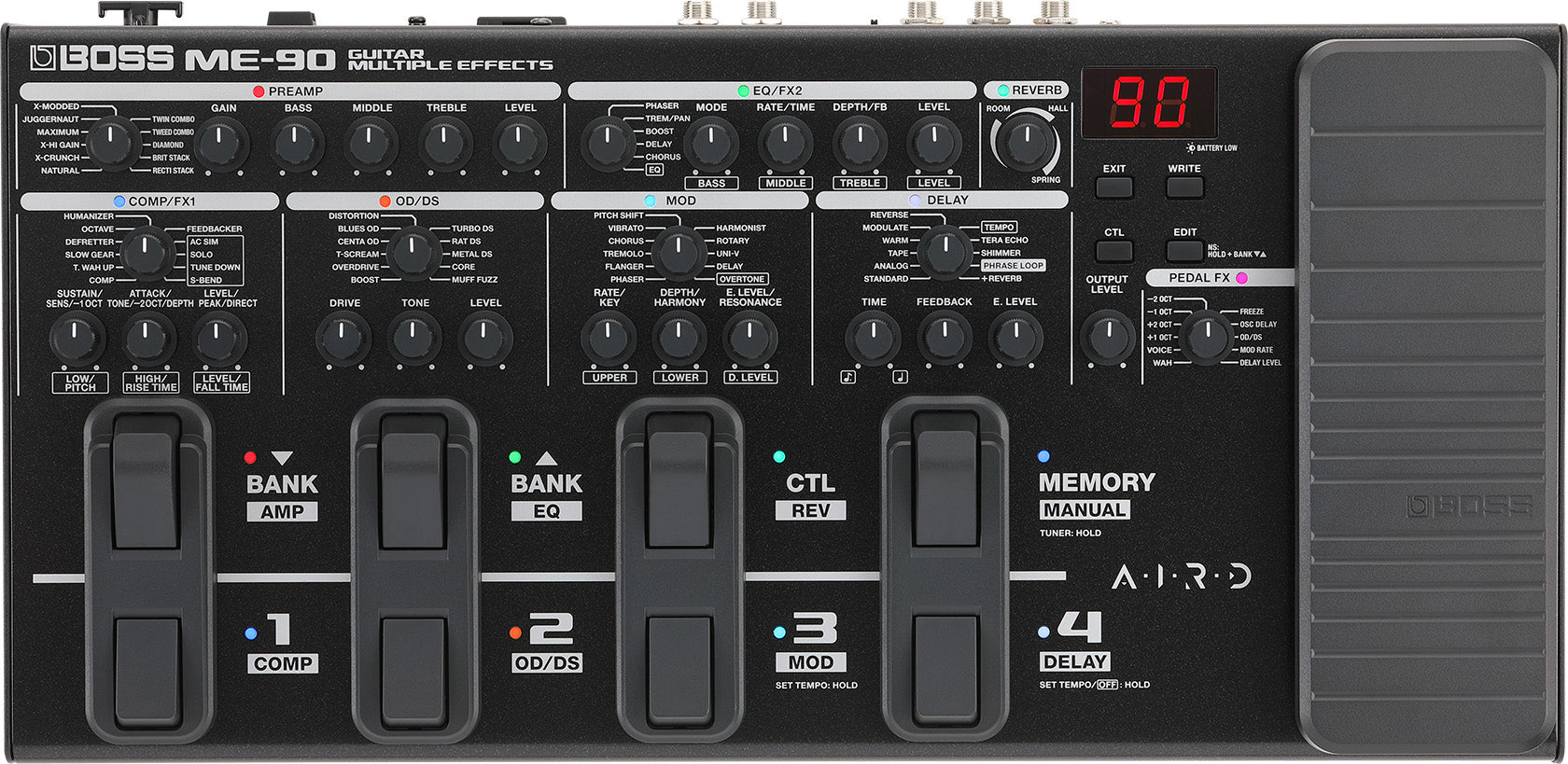 BOSS ME-90 ギターエフェクター BOSS ME-90 Multi effects Processor – Portland Music Company