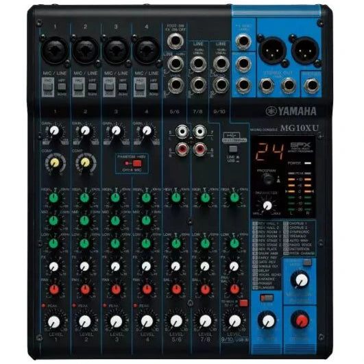 Yamaha MG10XU 10-Channel Mixer with USB and Effects