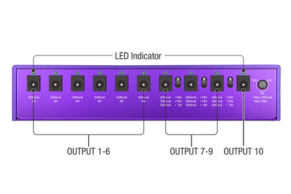 NUX Zeus 10-Port Isolated DC Power Supply