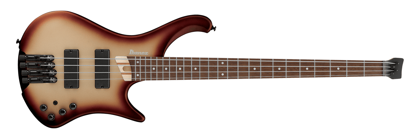 Ibanez EHB600 Charred Champagne Burst Matte Headless Bass Guitar