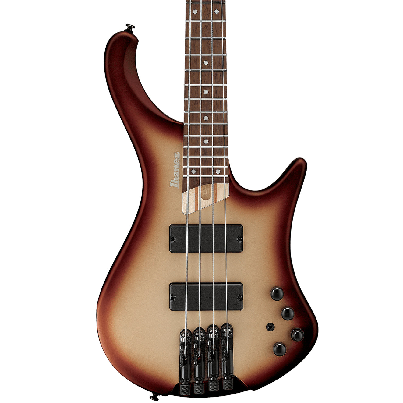 Ibanez EHB600 Charred Champagne Burst Matte Headless Bass Guitar