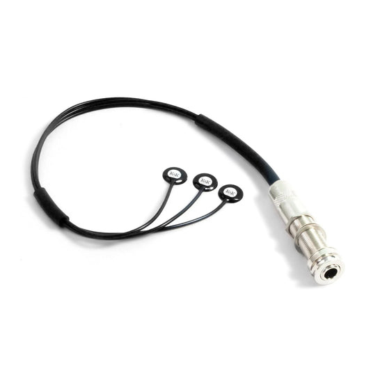 K&K Pure Mini Acoustic Pickup, 3-head transducer for steel string acoustic guitar