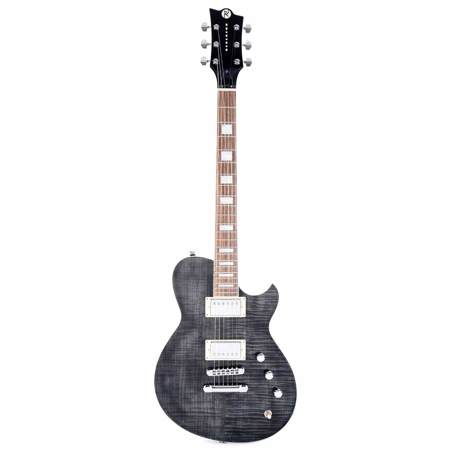 Reverend Roundhouse Trans Black Flame Maple