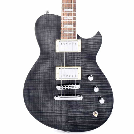 Reverend Roundhouse Trans Black Flame Maple