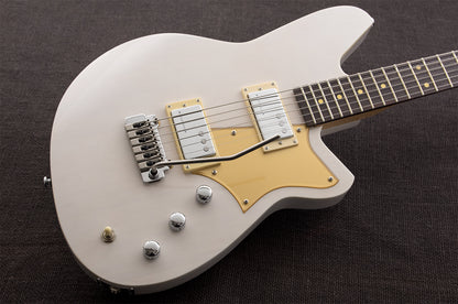 Reverend Descent Wilkenson, Transparent White Baritone Electric Guitar