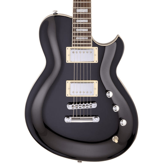 Reverend Roundhouse , Midnight Black, Electric Guitar