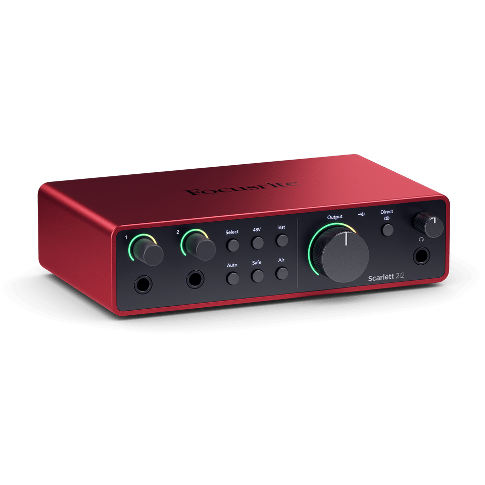 Focurite Scarlett 2i2 4th Gen, Audio Interface