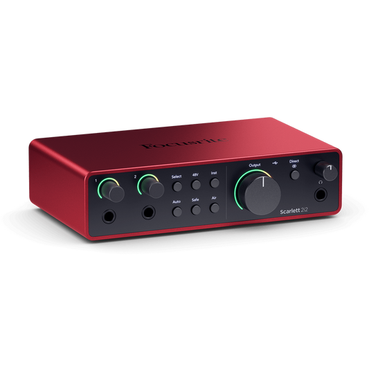 Focurite Scarlett 2i2 4th Gen, Audio Interface