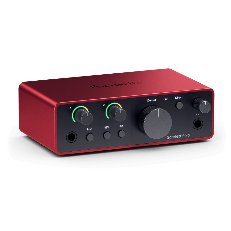 Focurite Scarlett Solo 4th Gen, Audio Interface