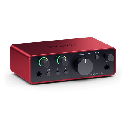 Focurite Scarlett Solo 4th Gen, Audio Interface