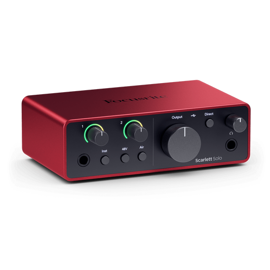 Focurite Scarlett Solo 4th Gen, Audio Interface