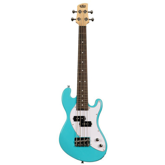 Kala Solid Body 4-String Surf Blue Fretted U•BASS, UBASS-SB-BL-FS