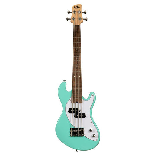 Kala Solid Body 4-String Surf Green Fretted U•BASS, UBASS-SB-GN-FS