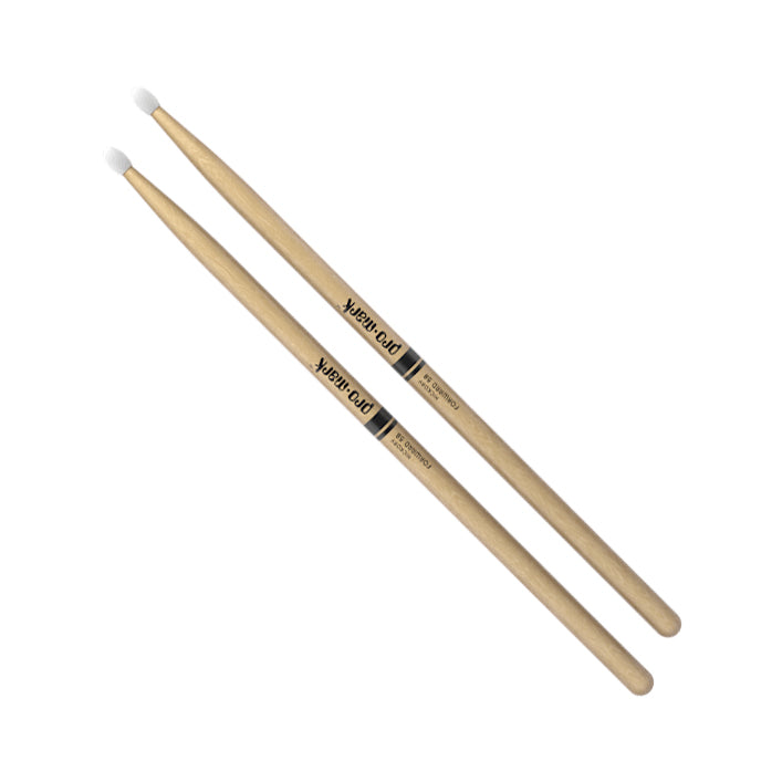 ProMark TX5BN  Forward 5B Lacquered Hickory  Nylon Tips