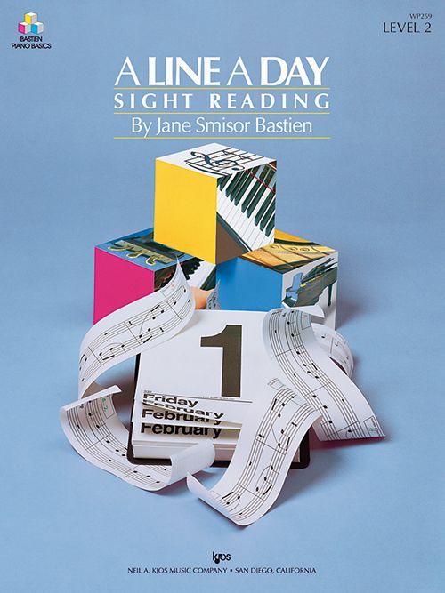 Bastien Piano Basics: A Line A Day Sight Reading - Level 2