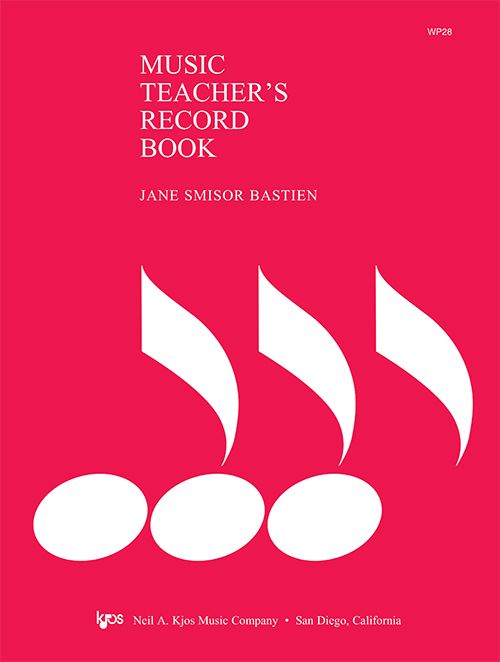 Music Teachers Record Book - Jane Bastien