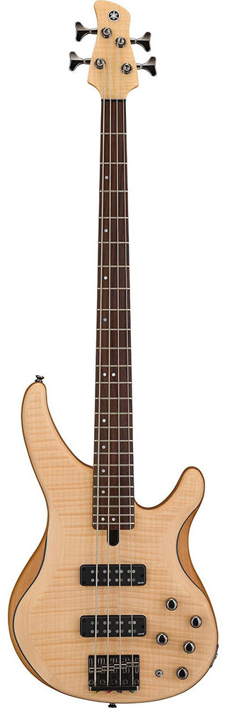 Yamaha TRBX604FM 4-String Electric Bass Guitar, Natural Satin